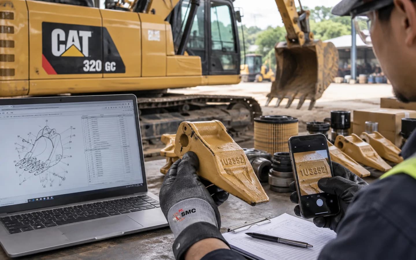 Cara Mencari Sparepart Caterpillar 320 GC: Data Unit dan Part Number
