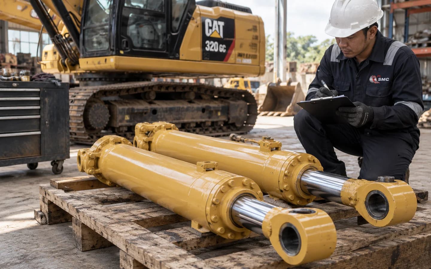 Arm Cylinder Caterpillar 320 GC: Ukuran, Kode Part, dan Checklist Pesanan