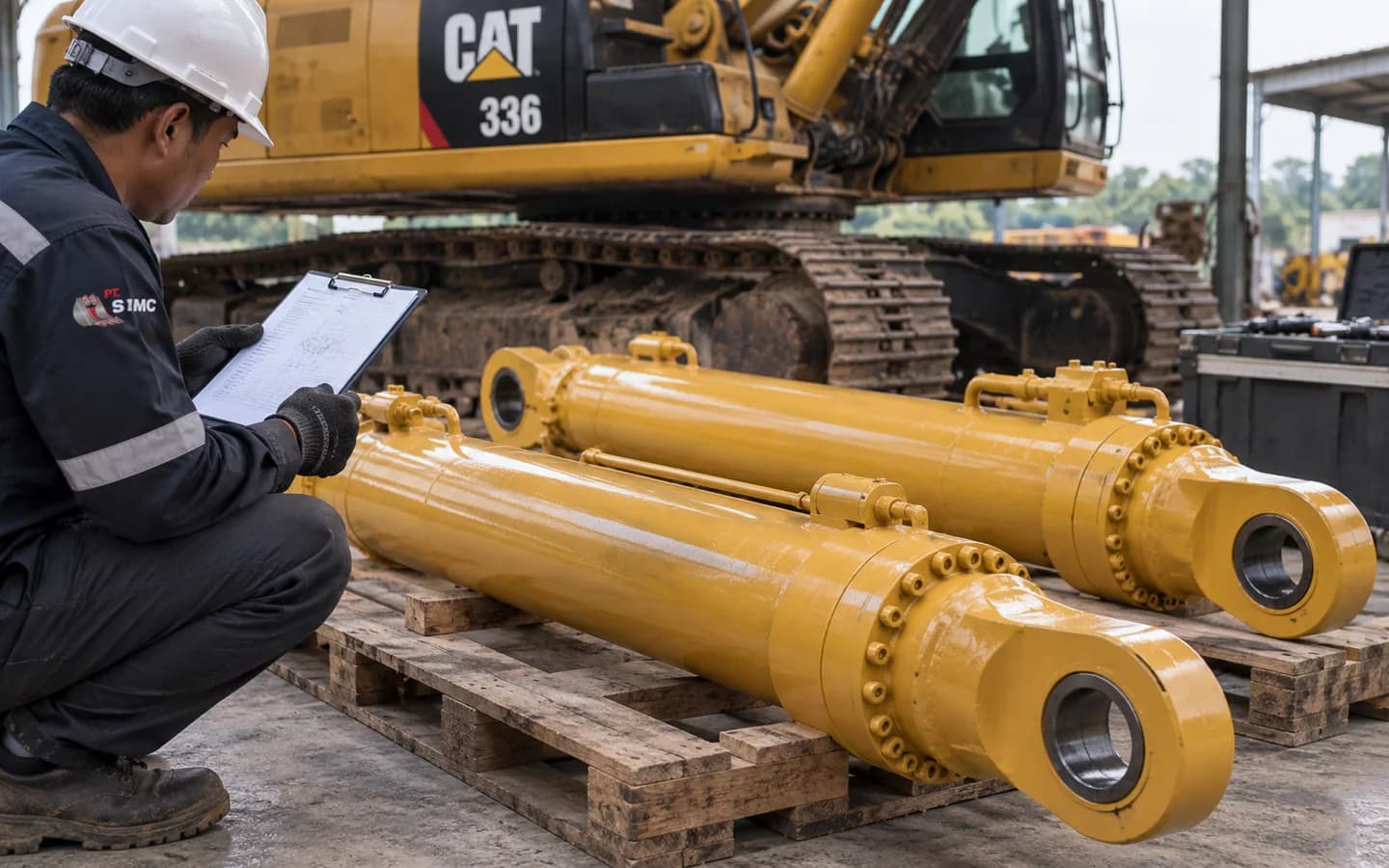Arm Cylinder Caterpillar 336: Ukuran, Kode Part, dan Checklist Pesanan