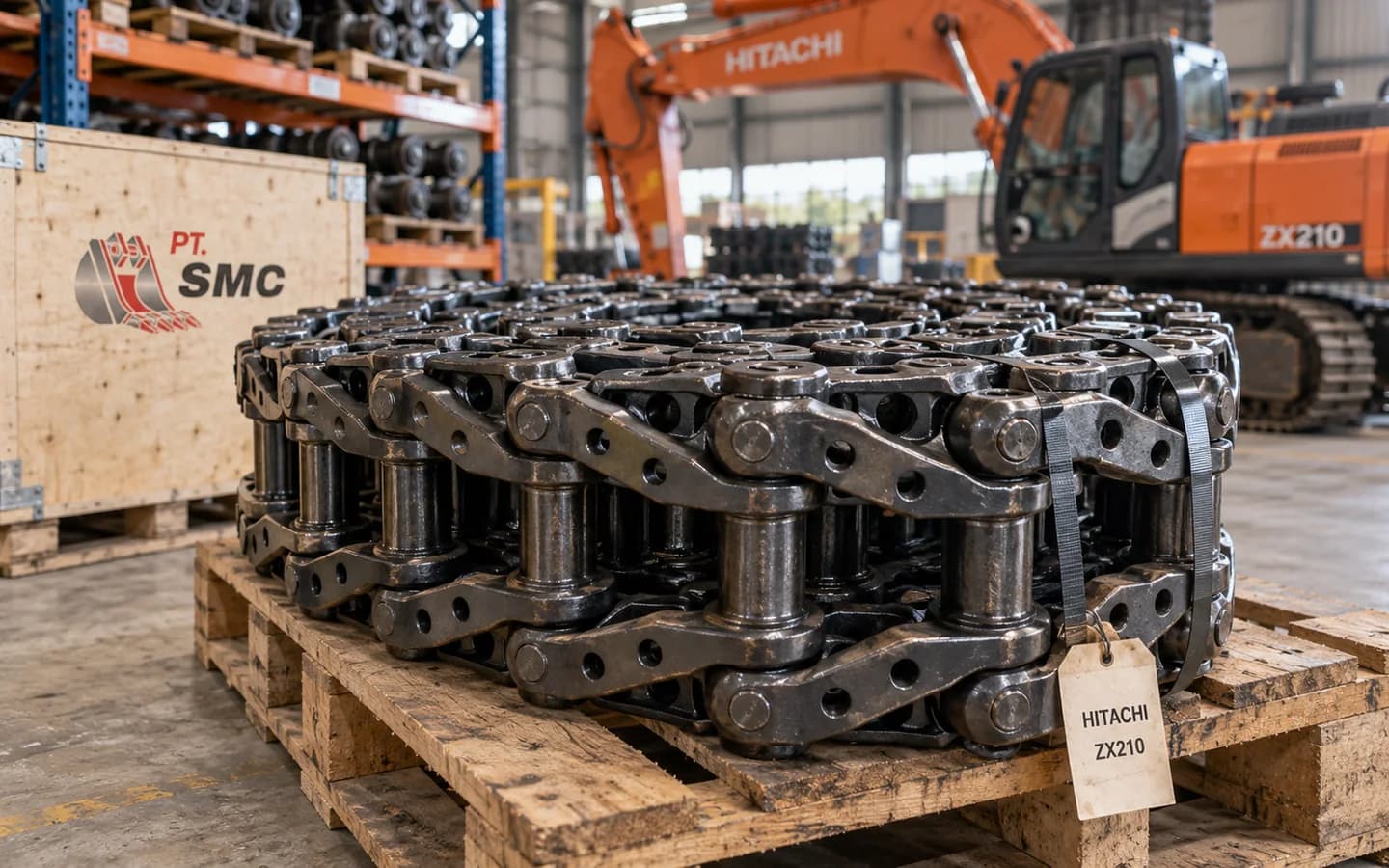 Track Link Assy Hitachi ZX210: Ukuran, Kode Part, dan Checklist Pesanan
