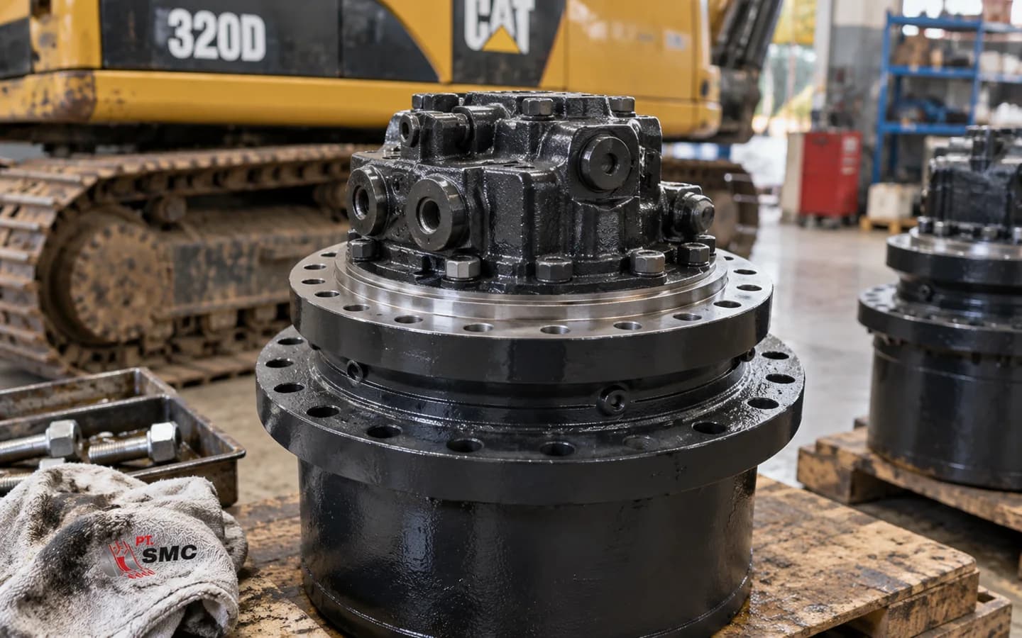 Travel Motor Caterpillar 320D: Ukuran, Kode Part, dan Checklist Pesanan