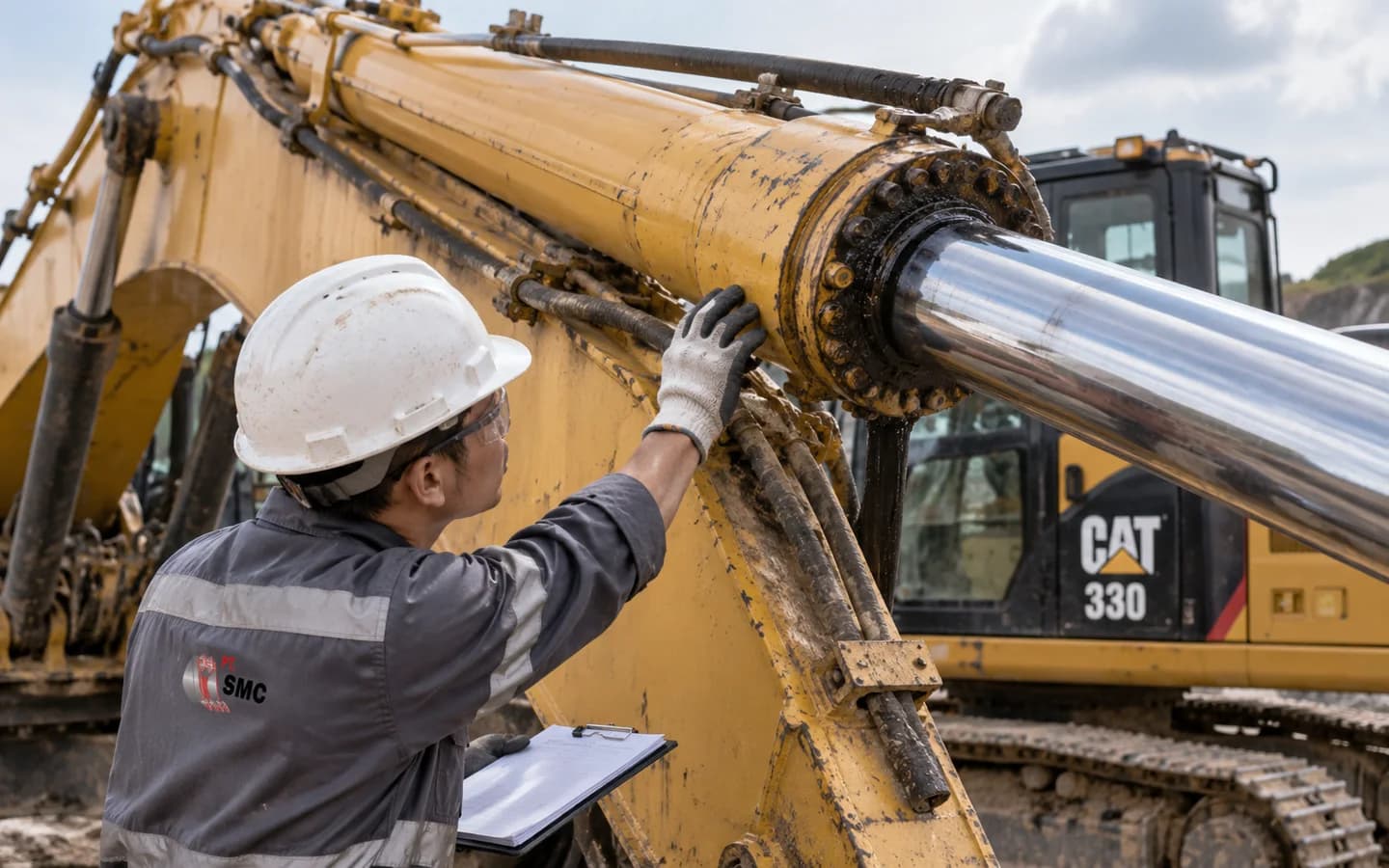 Boom Cylinder Caterpillar 330 Bermasalah: Gejala dan Pemeriksaan Awal