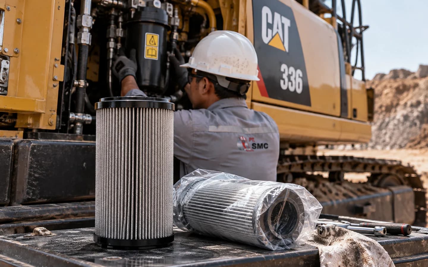 Hydraulic Filter Caterpillar 336 Bermasalah: Gejala dan Pemeriksaan Awal