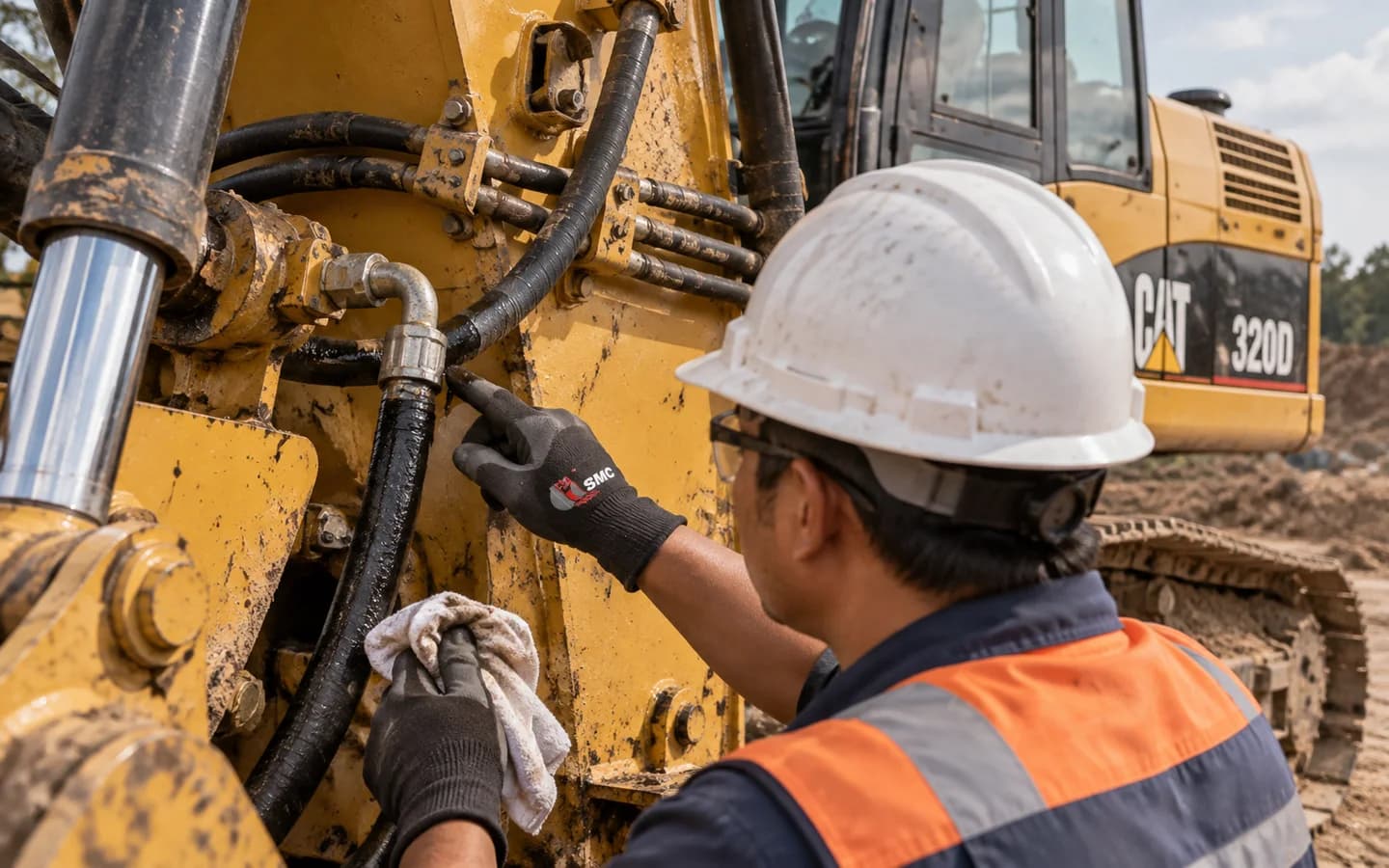 Hydraulic Hose Caterpillar 320D Bermasalah: Gejala dan Pemeriksaan Awal