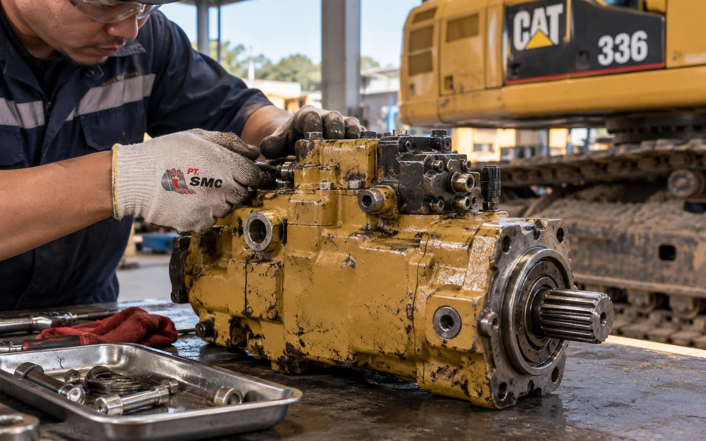 Hydraulic Pump Caterpillar 336 Bermasalah: Gejala dan Pemeriksaan Awal
