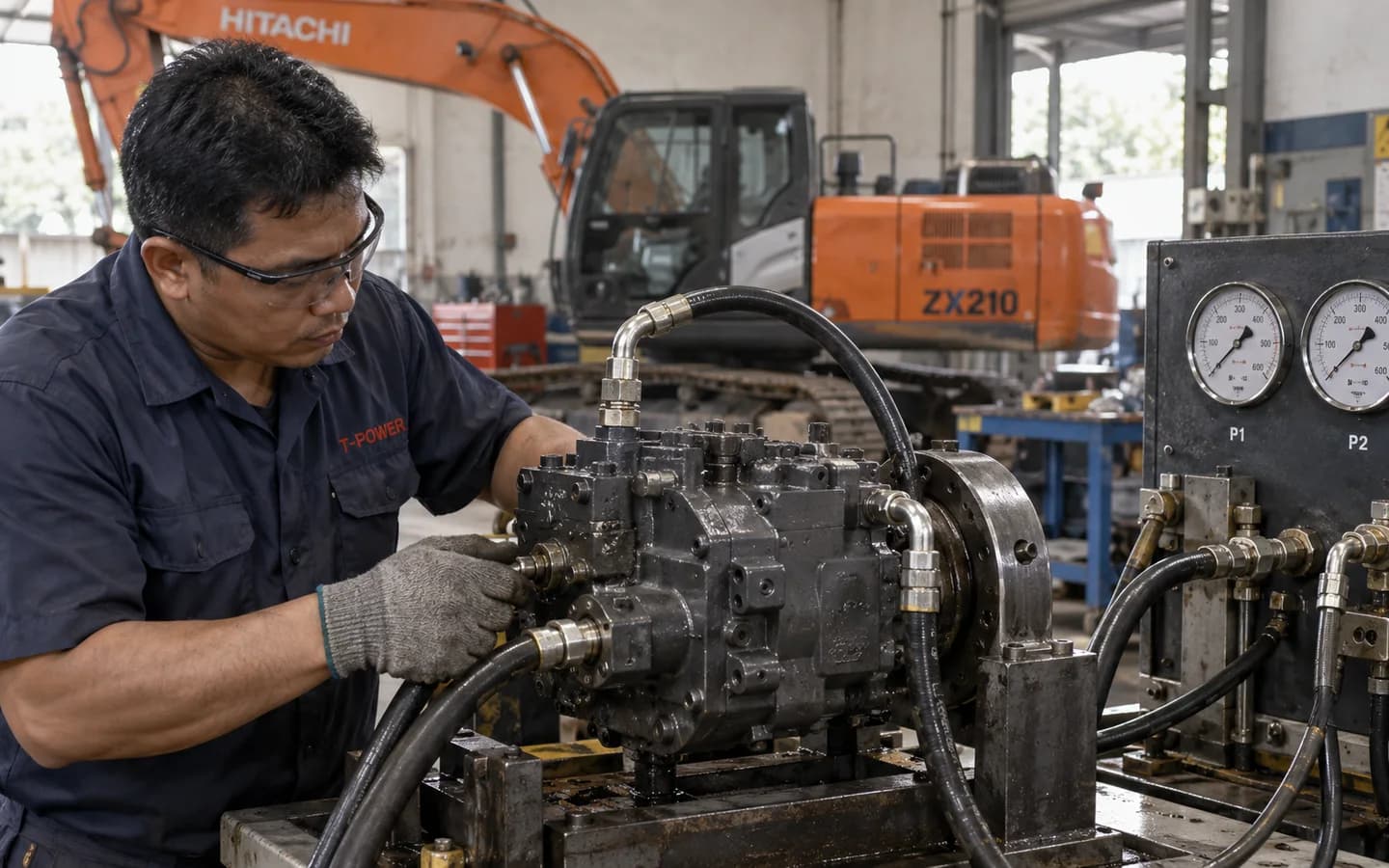 Hydraulic Pump Hitachi ZX210 Bermasalah: Gejala dan Pemeriksaan Awal