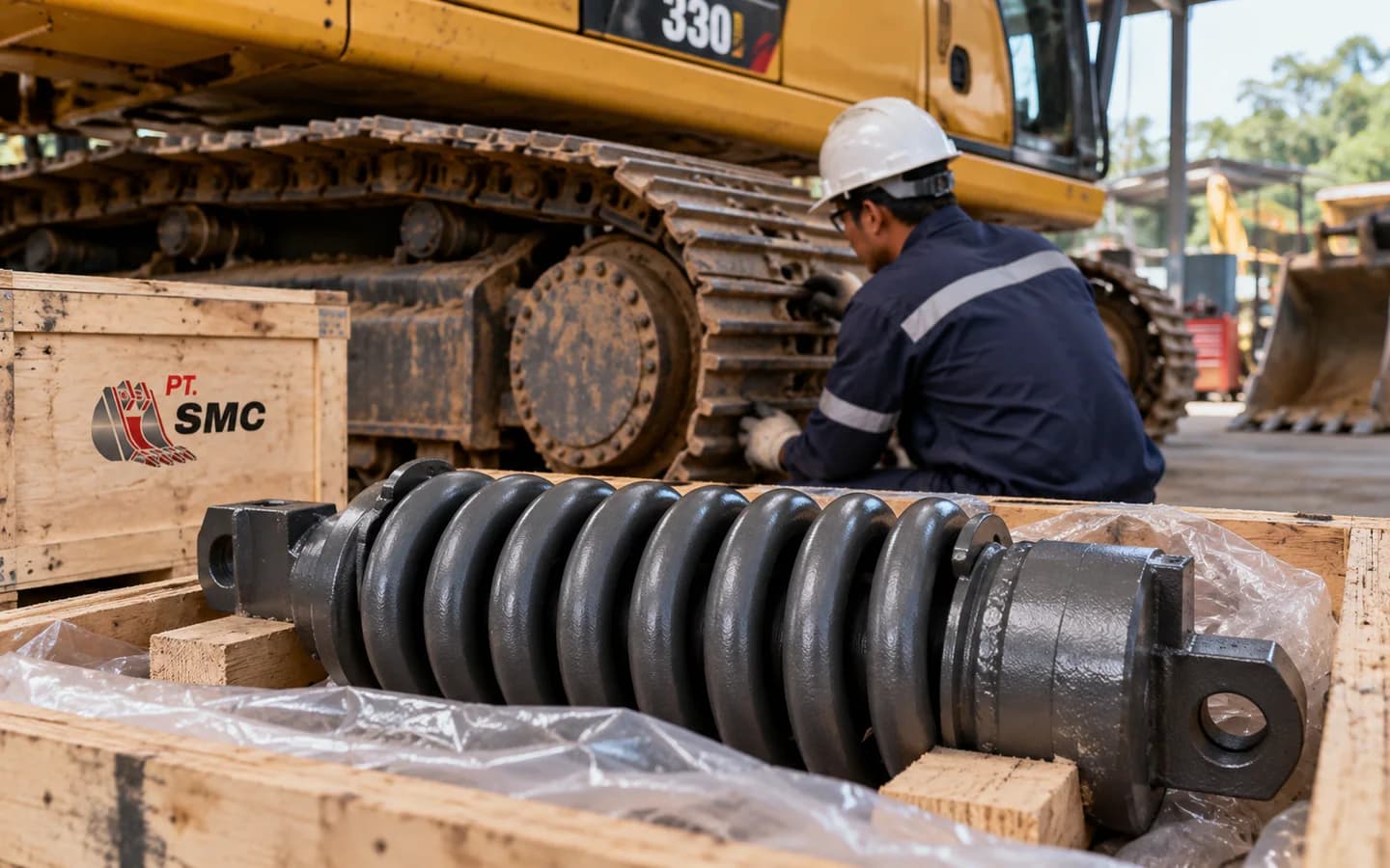 Recoil Spring Caterpillar 330 Bermasalah: Gejala dan Pemeriksaan Awal