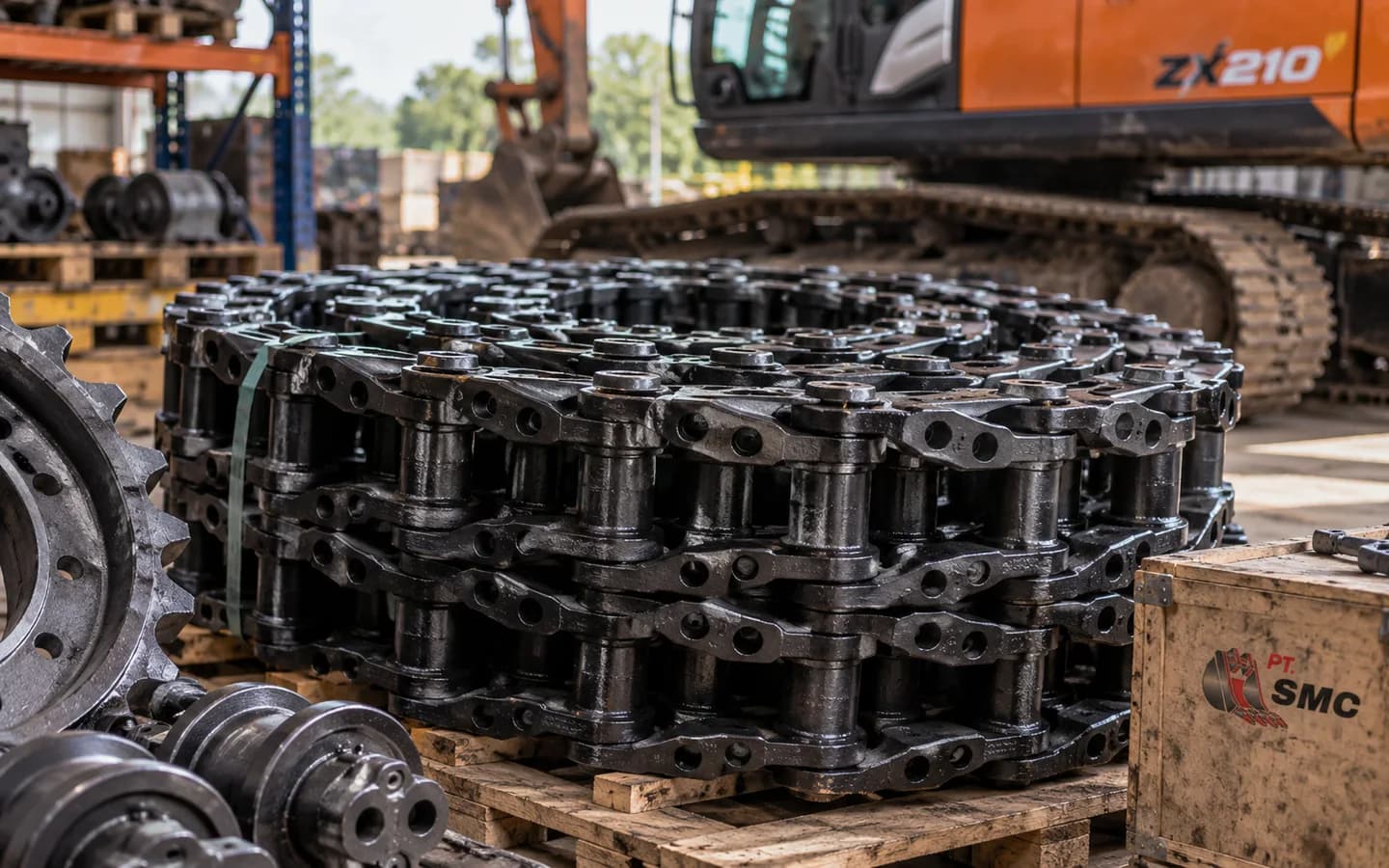 Track Link Assy Hitachi ZX210 Bermasalah: Gejala dan Pemeriksaan Awal