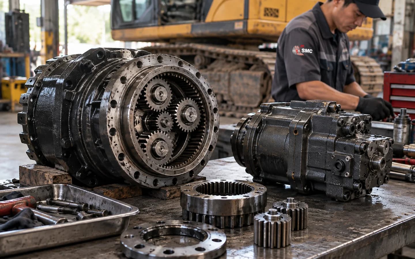 Mengenal Final Drive dan Travel Motor Excavator