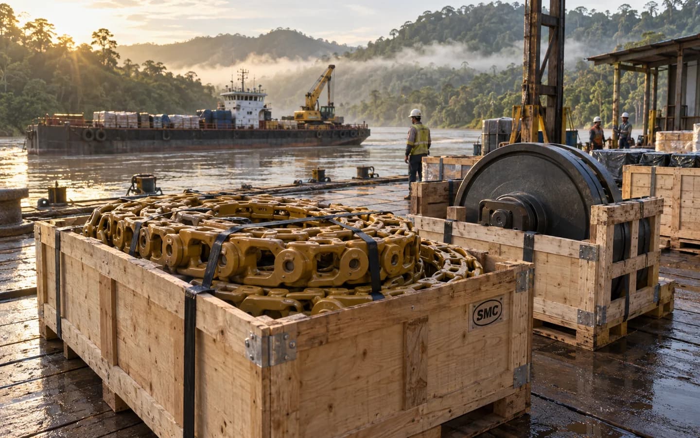 Sparepart Alat Berat Berau: Kirim ke Tanjung Redeb, Lama Kirim, dan Pilihan Ekspedisi