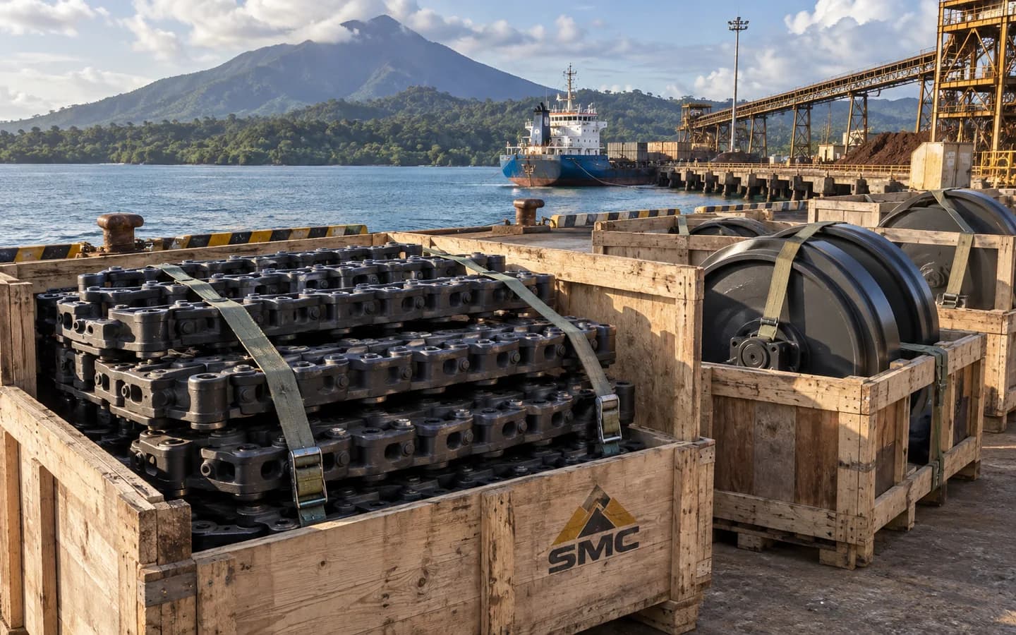 Sparepart Alat Berat Halmahera: Kirim ke Weda, Halmahera Timur, dan Pulau Obi