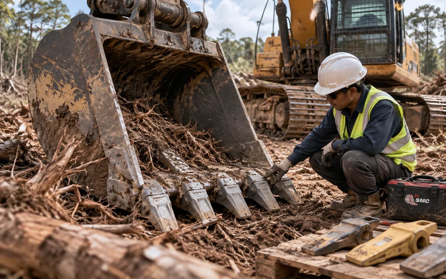 Sparepart Alat Berat untuk Pekerjaan Land Clearing