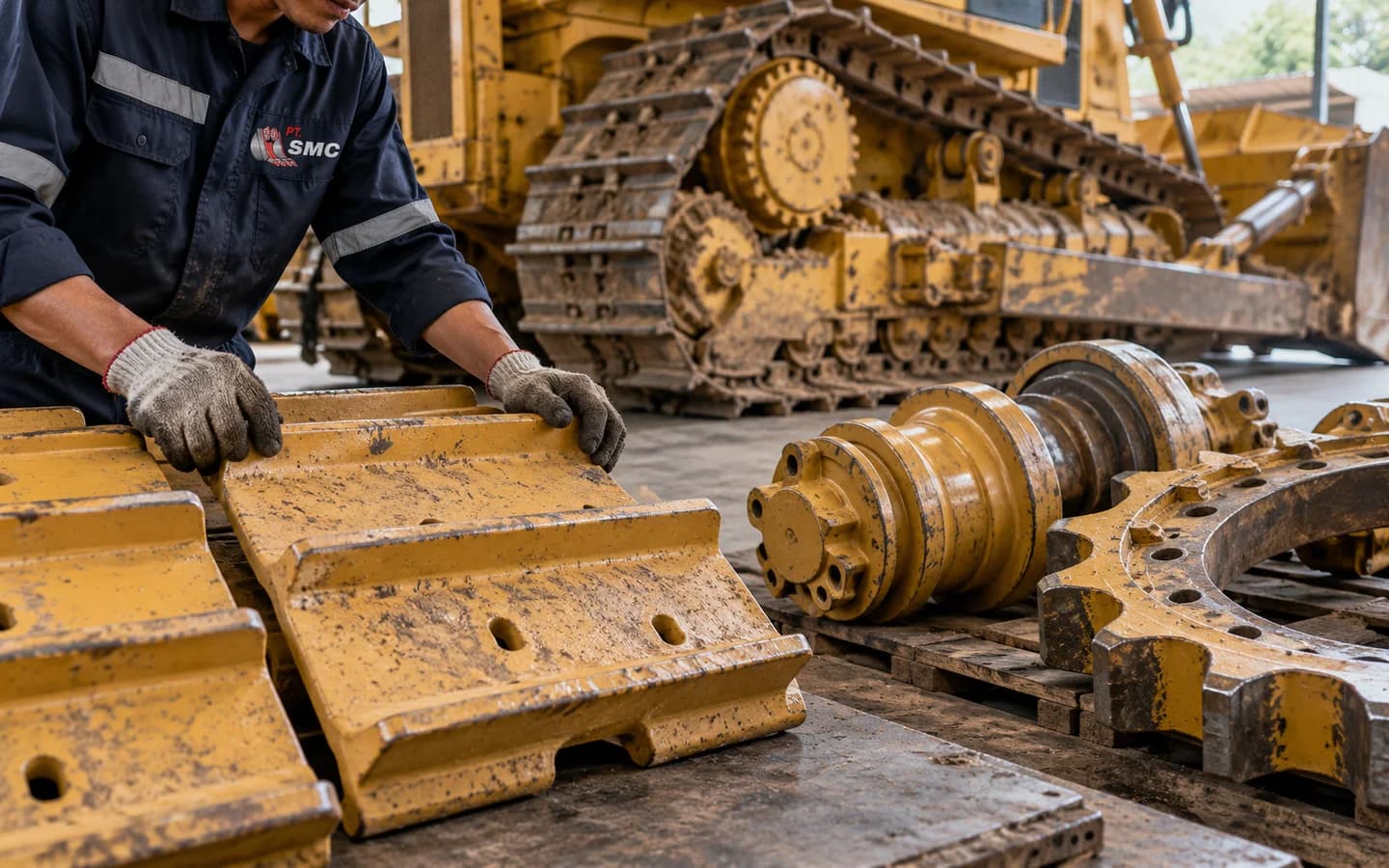 Panduan Undercarriage Bulldozer Komatsu D155