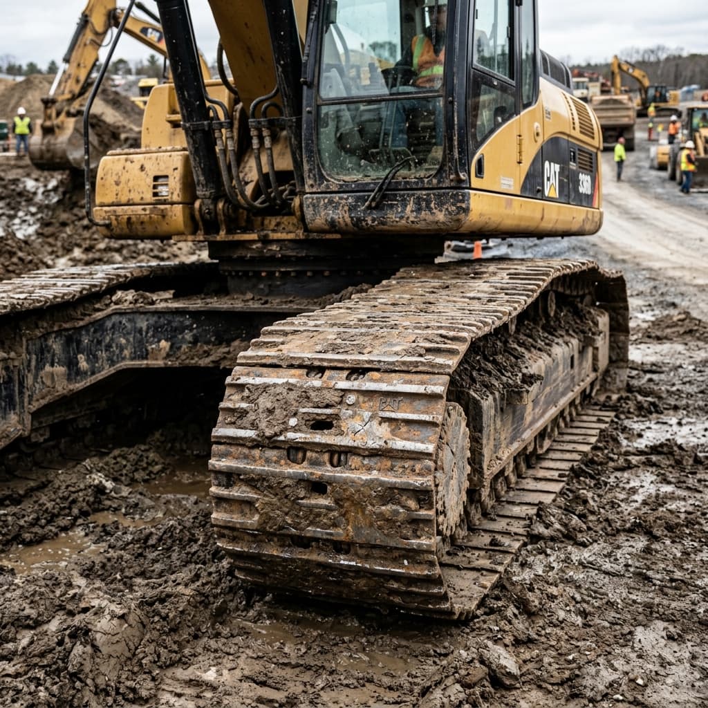 Kapan Harus Ganti Track Shoe Excavator?
