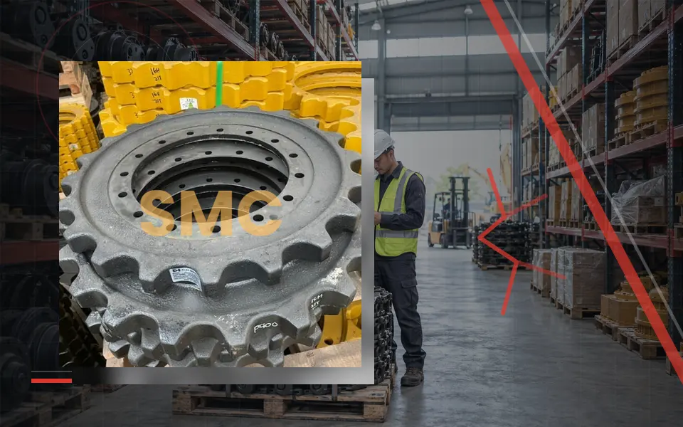 Sprocket Hyundai R210 Bermasalah: Gejala dan Pemeriksaan Awal