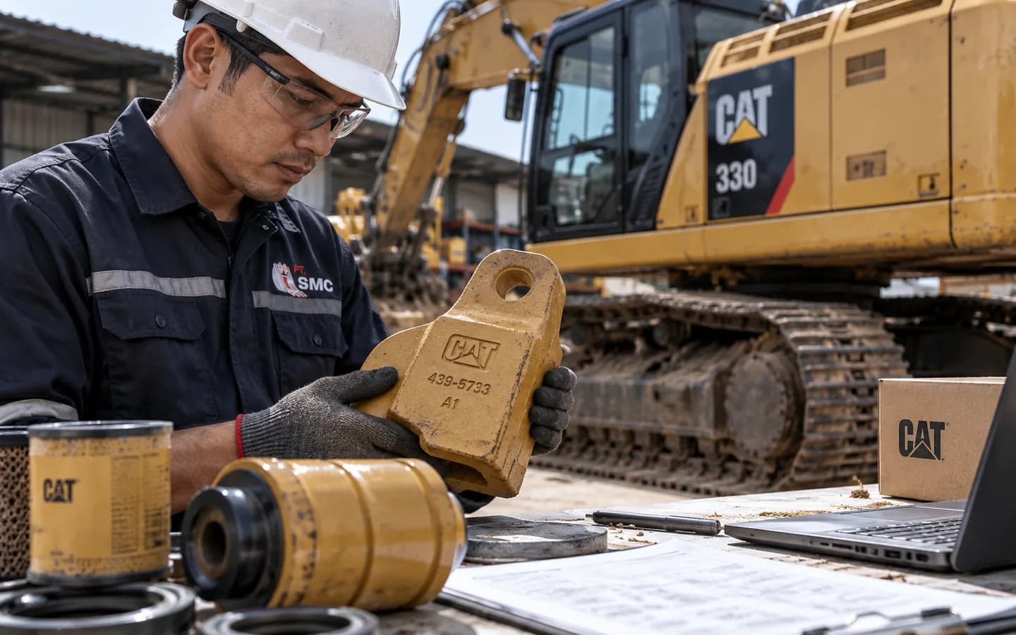 Cara Mencari Sparepart Caterpillar 330: Data Unit dan Part Number