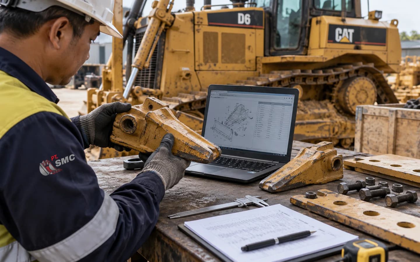 Cara Mencari Sparepart Caterpillar D6: Data Unit dan Part Number