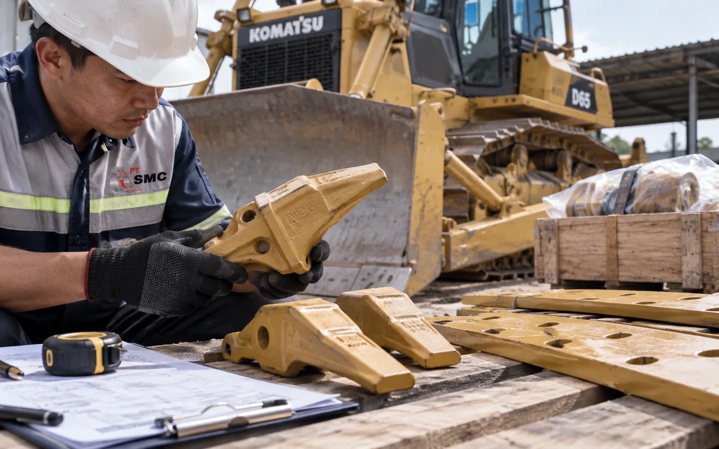 Cara Mencari Sparepart Komatsu D65: Data Unit dan Part Number