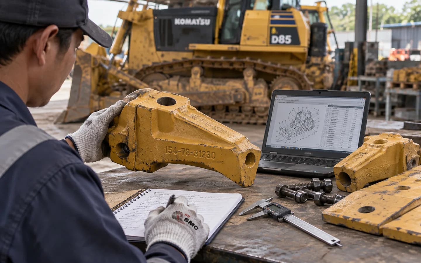 Cara Mencari Sparepart Komatsu D85: Data Unit dan Part Number