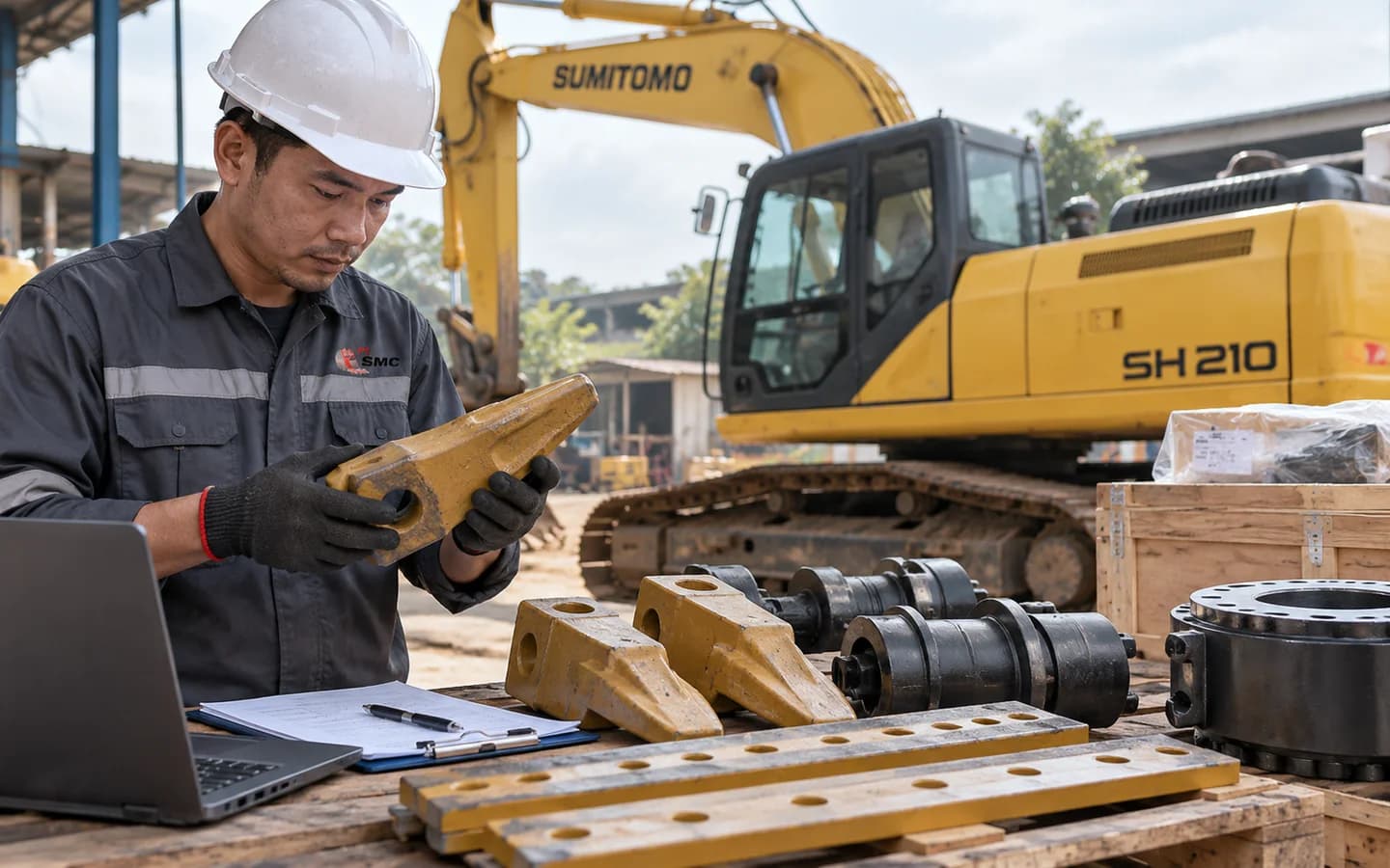 Cara Mencari Sparepart Sumitomo SH210: Data Unit dan Part Number