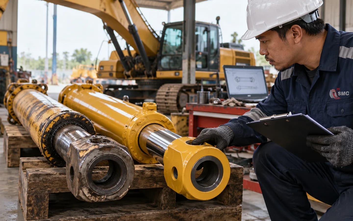 Cara Cek Part Number Boom Cylinder Sebelum Memesan