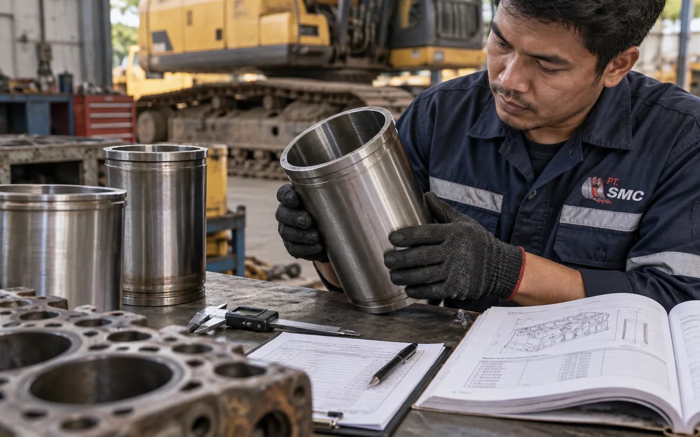 Cara Cek Part Number Cylinder Liner atau Boring Sebelum Memesan