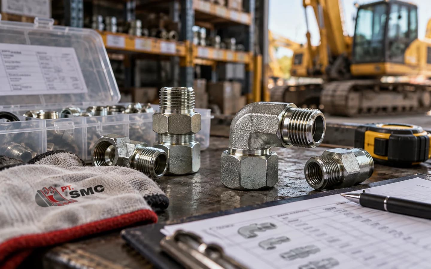 Cara Cek Part Number Hydraulic Fitting Sebelum Memesan