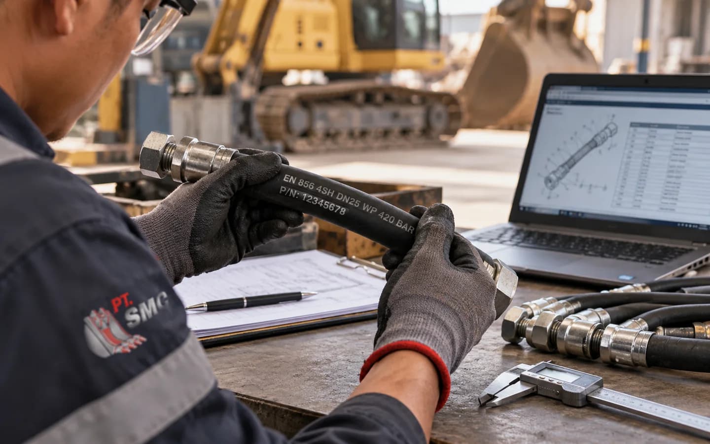 Cara Cek Part Number Hydraulic Hose Sebelum Memesan