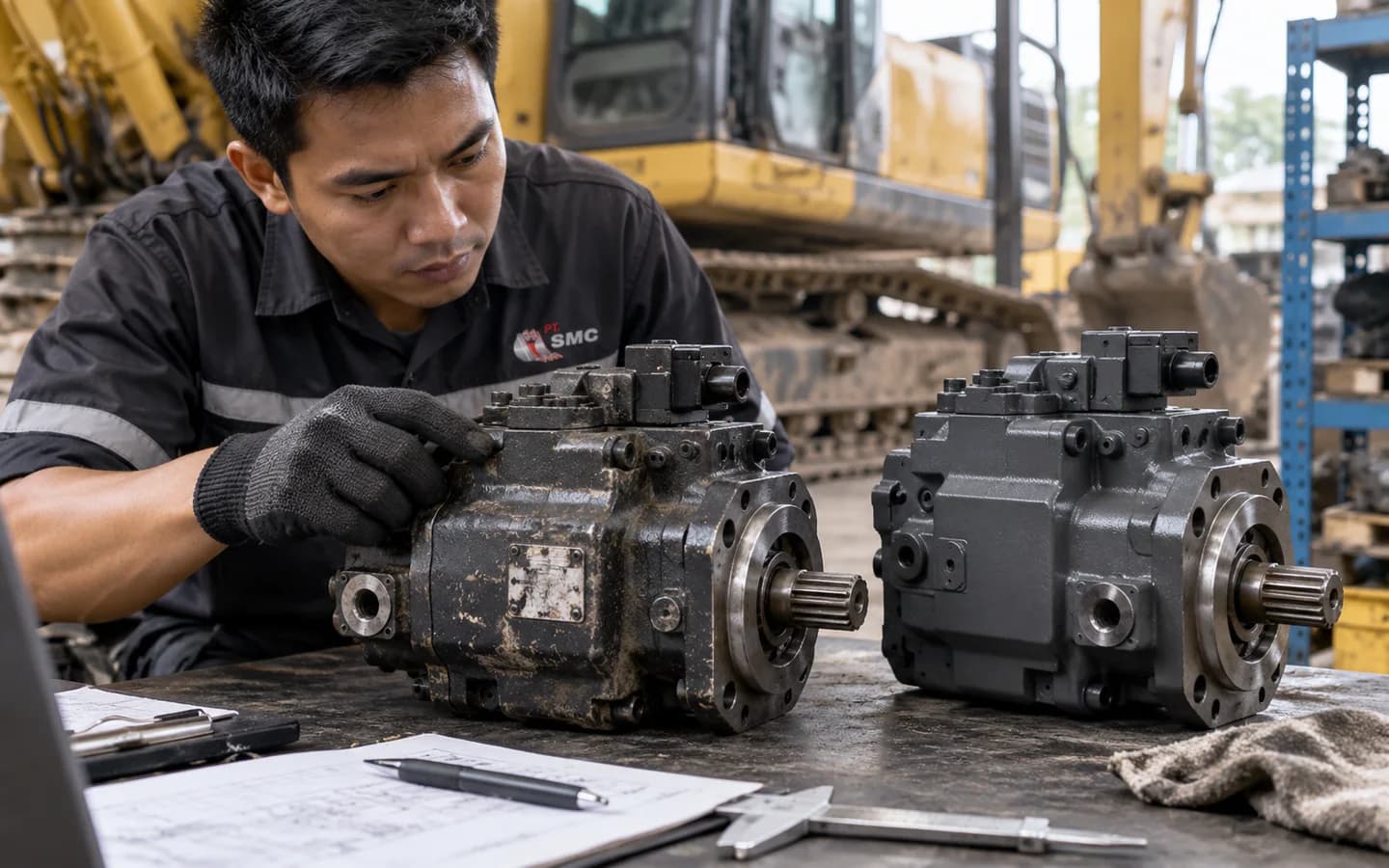 Cara Cek Part Number Hydraulic Pump Sebelum Memesan