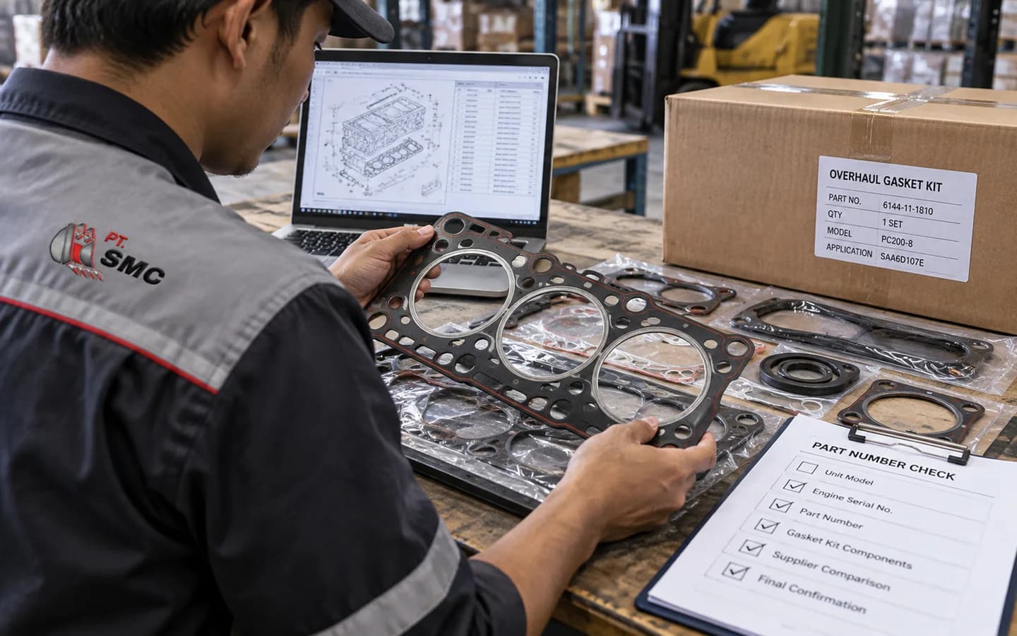 Cara Cek Part Number Overhaul Gasket Kit Sebelum Memesan