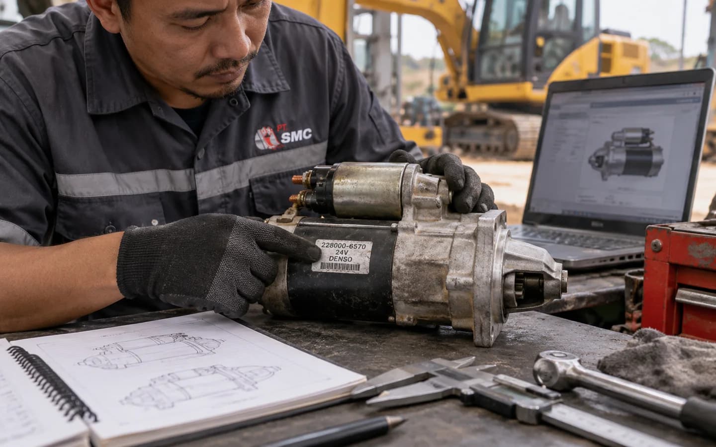 Cara Cek Part Number Starter Motor Sebelum Memesan