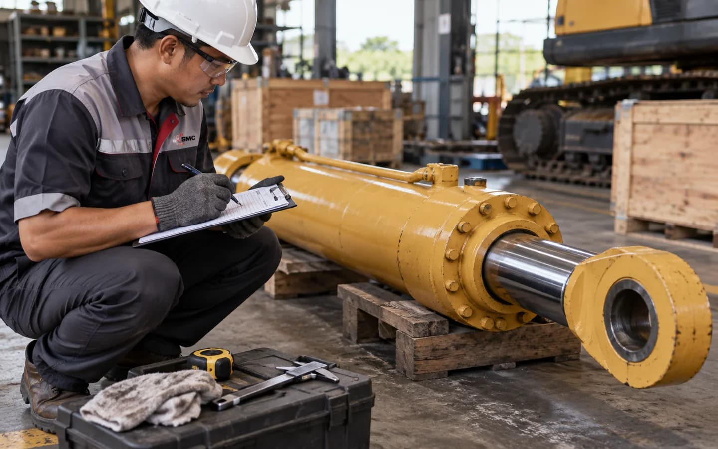 Checklist Inspeksi Boom Cylinder untuk Mekanik Lapangan
