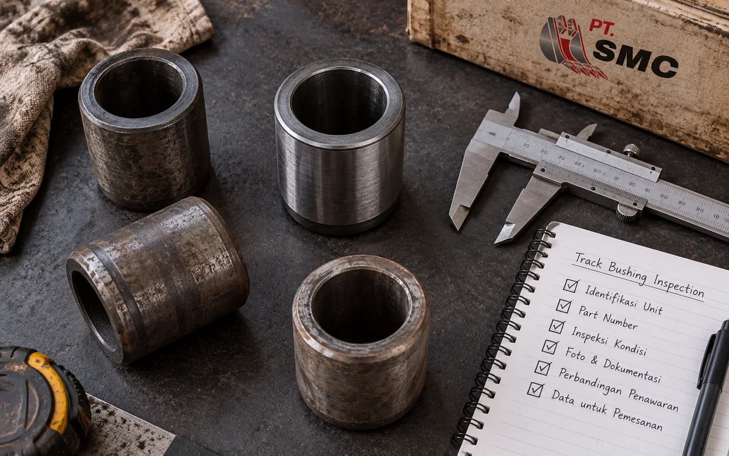 Checklist Inspeksi Track Bushing untuk Mekanik Lapangan