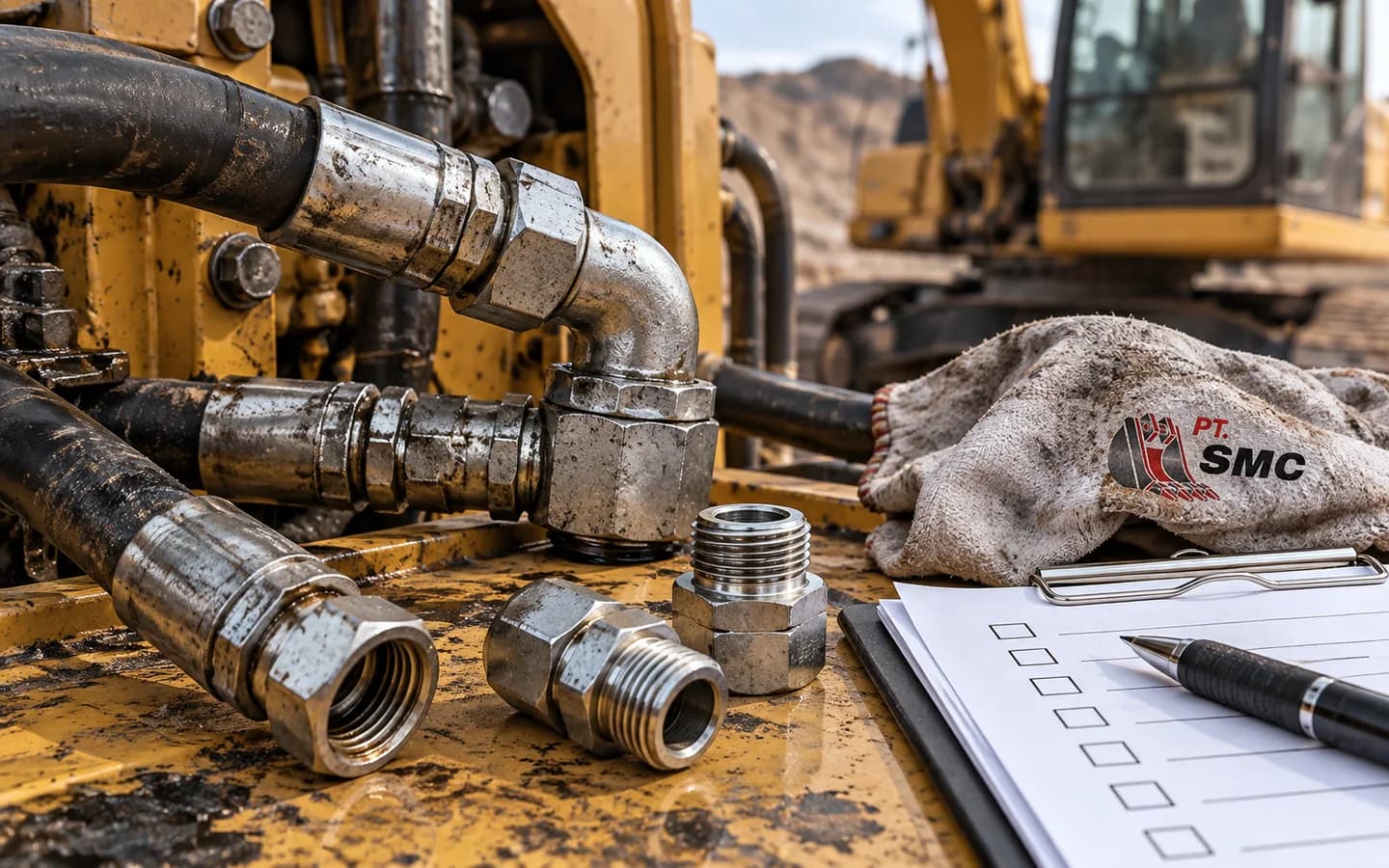 Checklist Inspeksi Hydraulic Fitting untuk Mekanik Lapangan