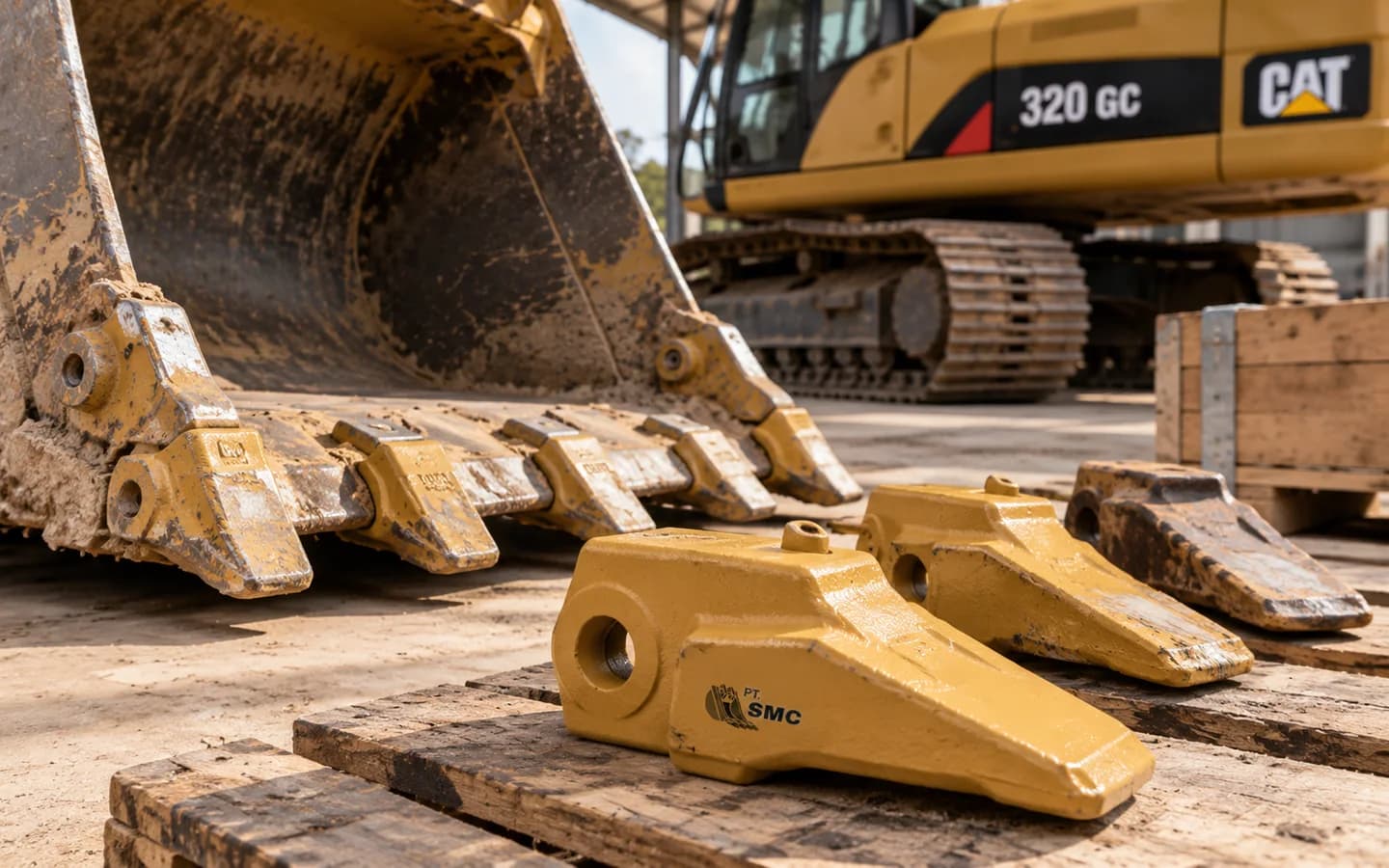 Bucket Adapter Caterpillar 320 GC: Ukuran, Kode Part, dan Checklist Pesanan