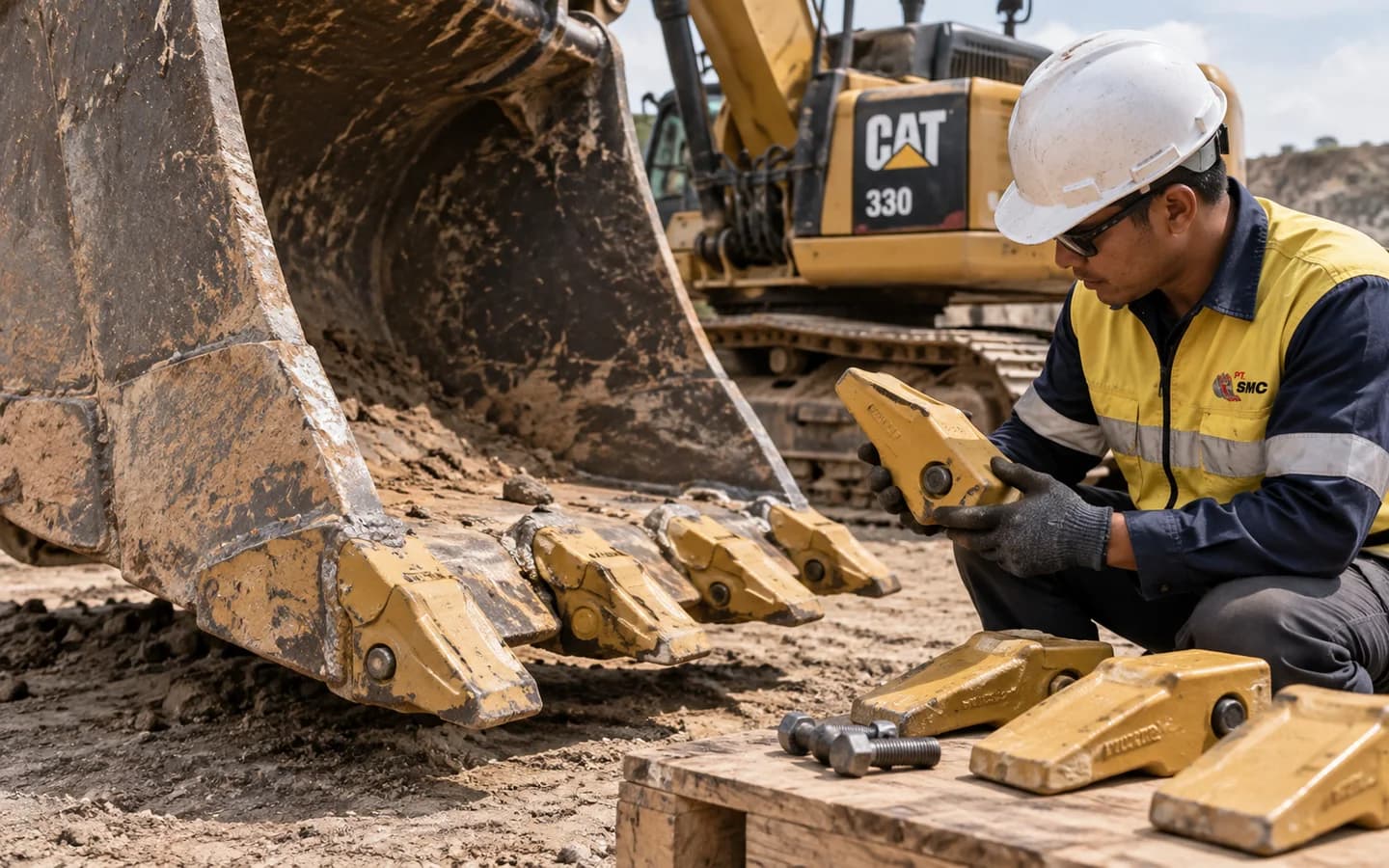 Bucket Adapter Caterpillar 330: Ukuran, Kode Part, dan Checklist Pesanan