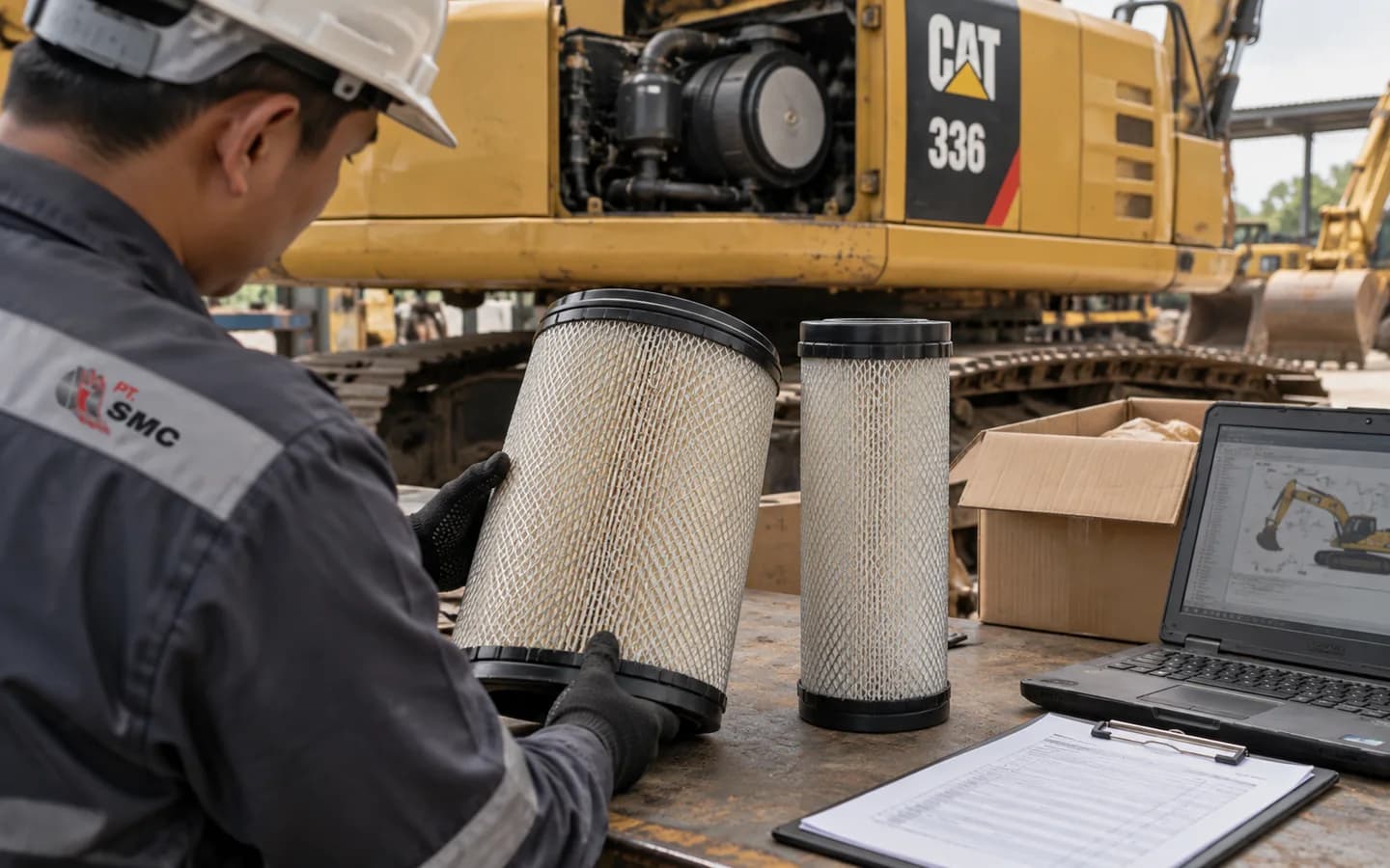 Air Filter Caterpillar 336: Ukuran, Kode Part, dan Checklist Pesanan