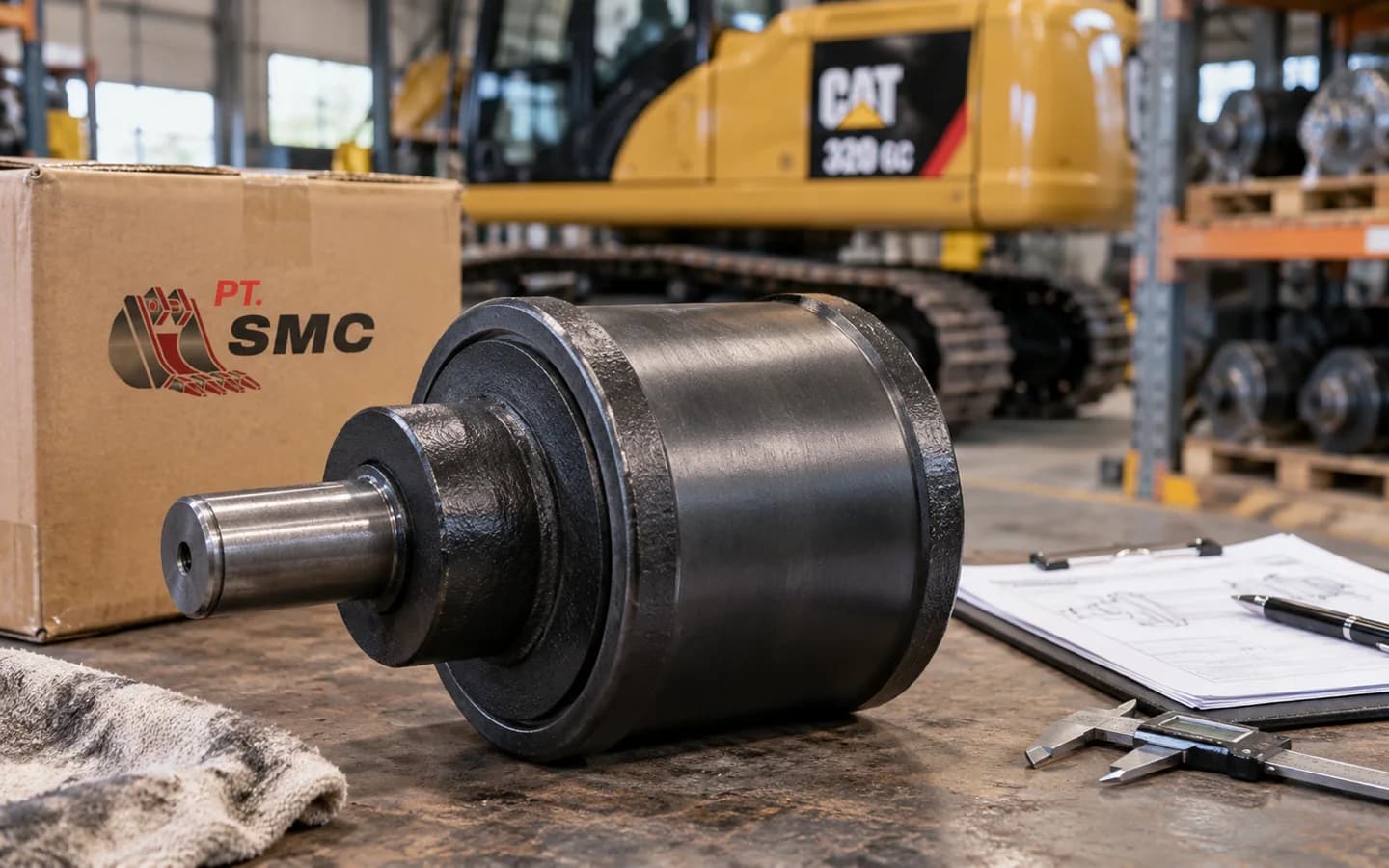Carrier Roller Caterpillar 320 GC: Ukuran, Kode Part, dan Checklist Pesanan