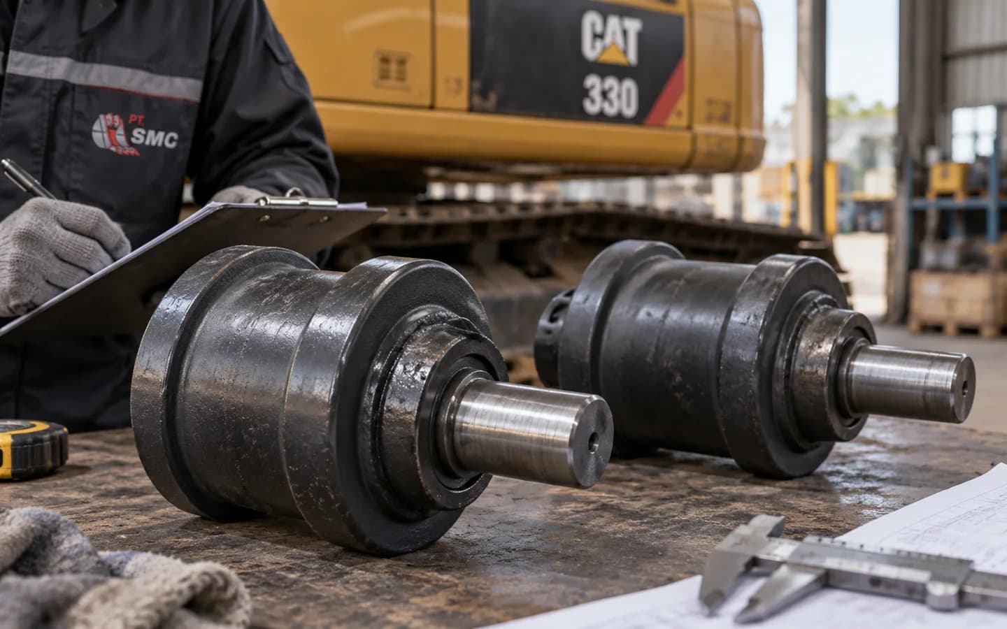 Carrier Roller Caterpillar 330: Ukuran, Kode Part, dan Checklist Pesanan
