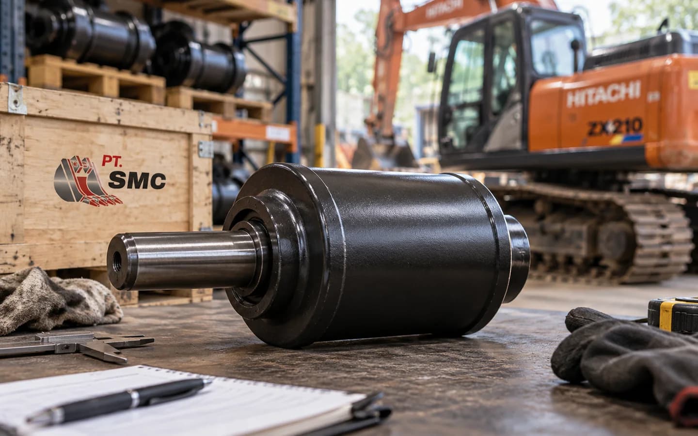 Carrier Roller Hitachi ZX210: Ukuran, Kode Part, dan Checklist Pesanan