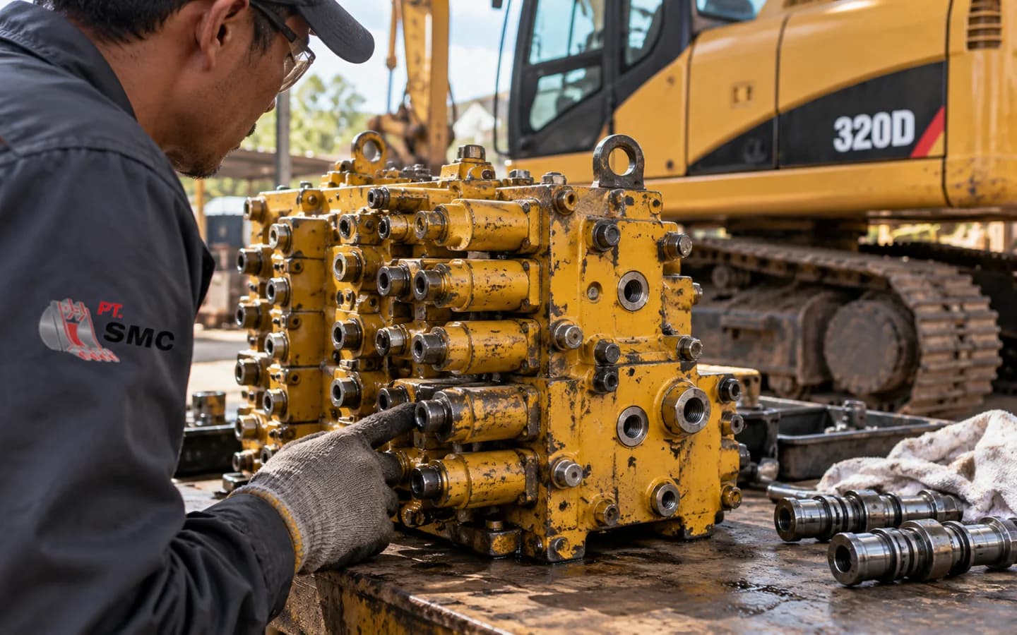 Control Valve Caterpillar 320D: Ukuran, Kode Part, dan Checklist Pesanan