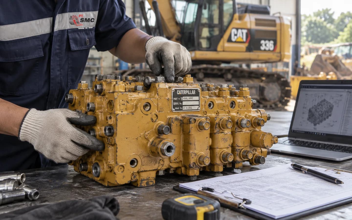Control Valve Caterpillar 336: Ukuran, Kode Part, dan Checklist Pesanan
