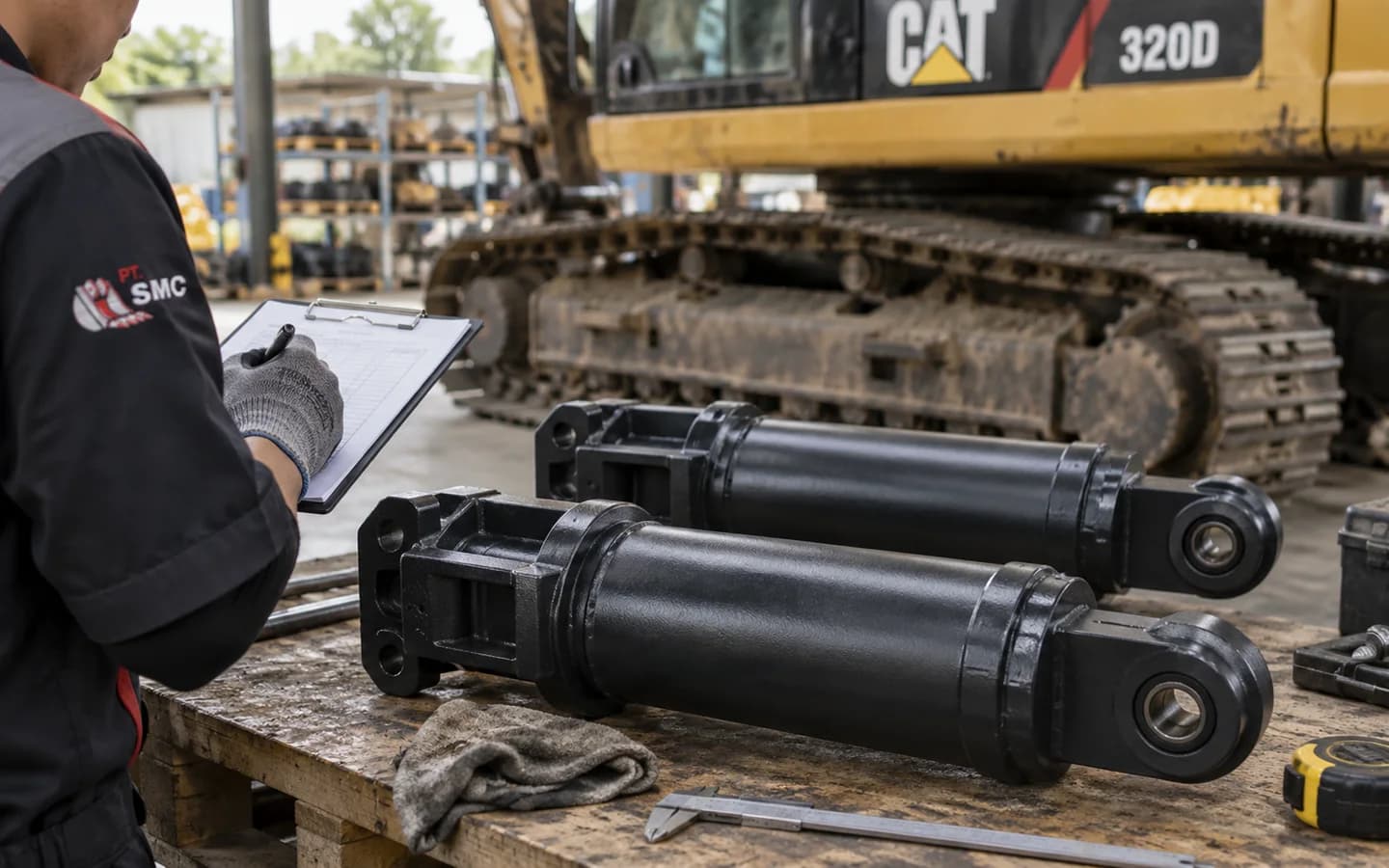 Track Adjuster Caterpillar 320D: Ukuran, Kode Part, dan Checklist Pesanan