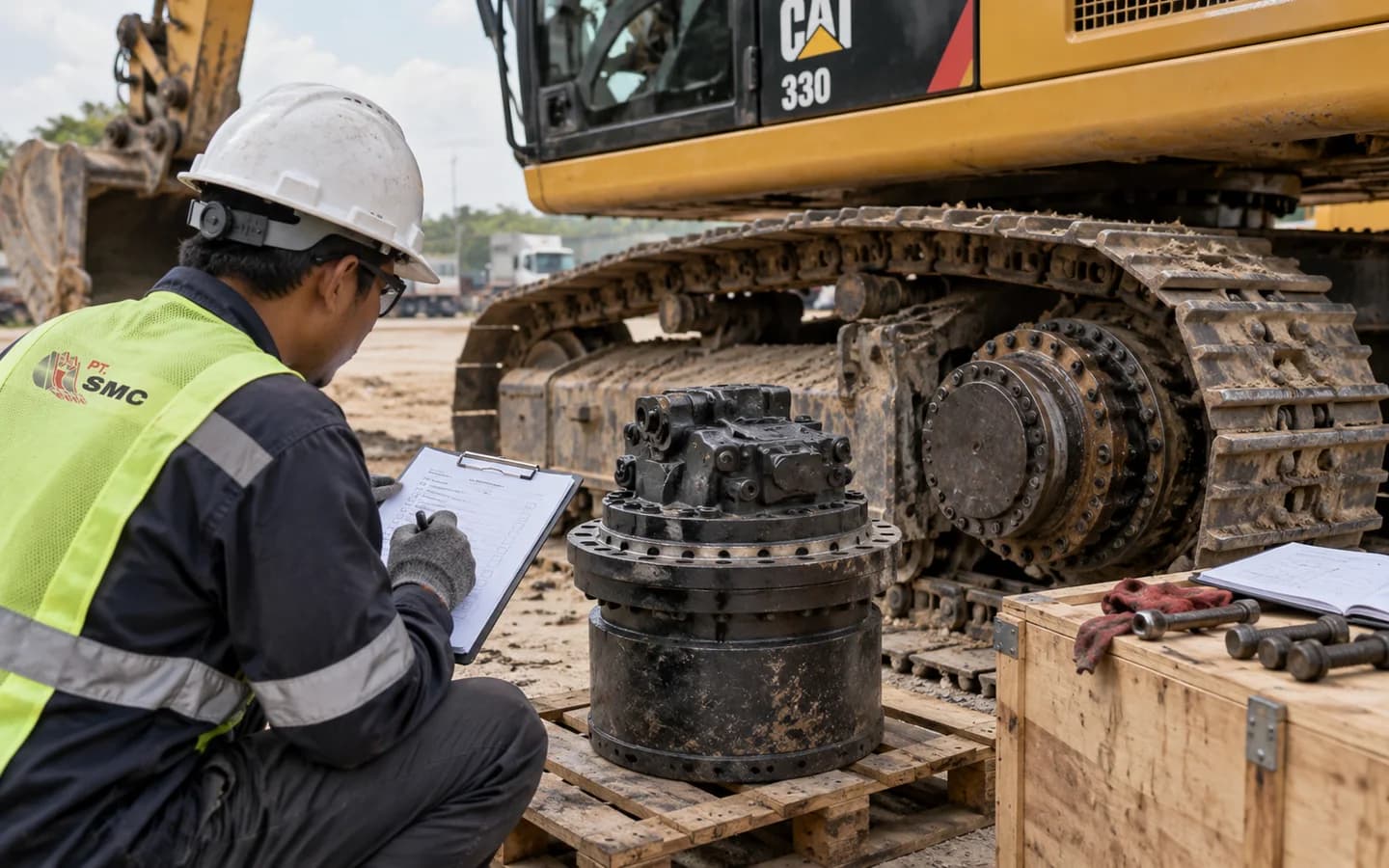 Final Drive Caterpillar 330: Ukuran, Kode Part, dan Checklist Pesanan