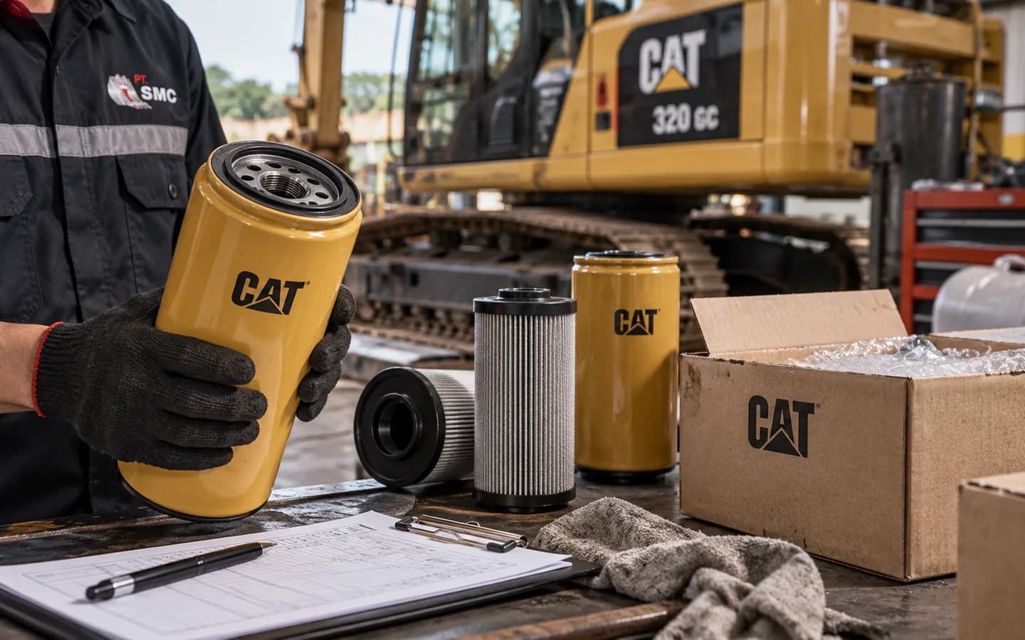 Hydraulic Filter Caterpillar 320 GC: Ukuran, Kode Part, dan Checklist Pesanan