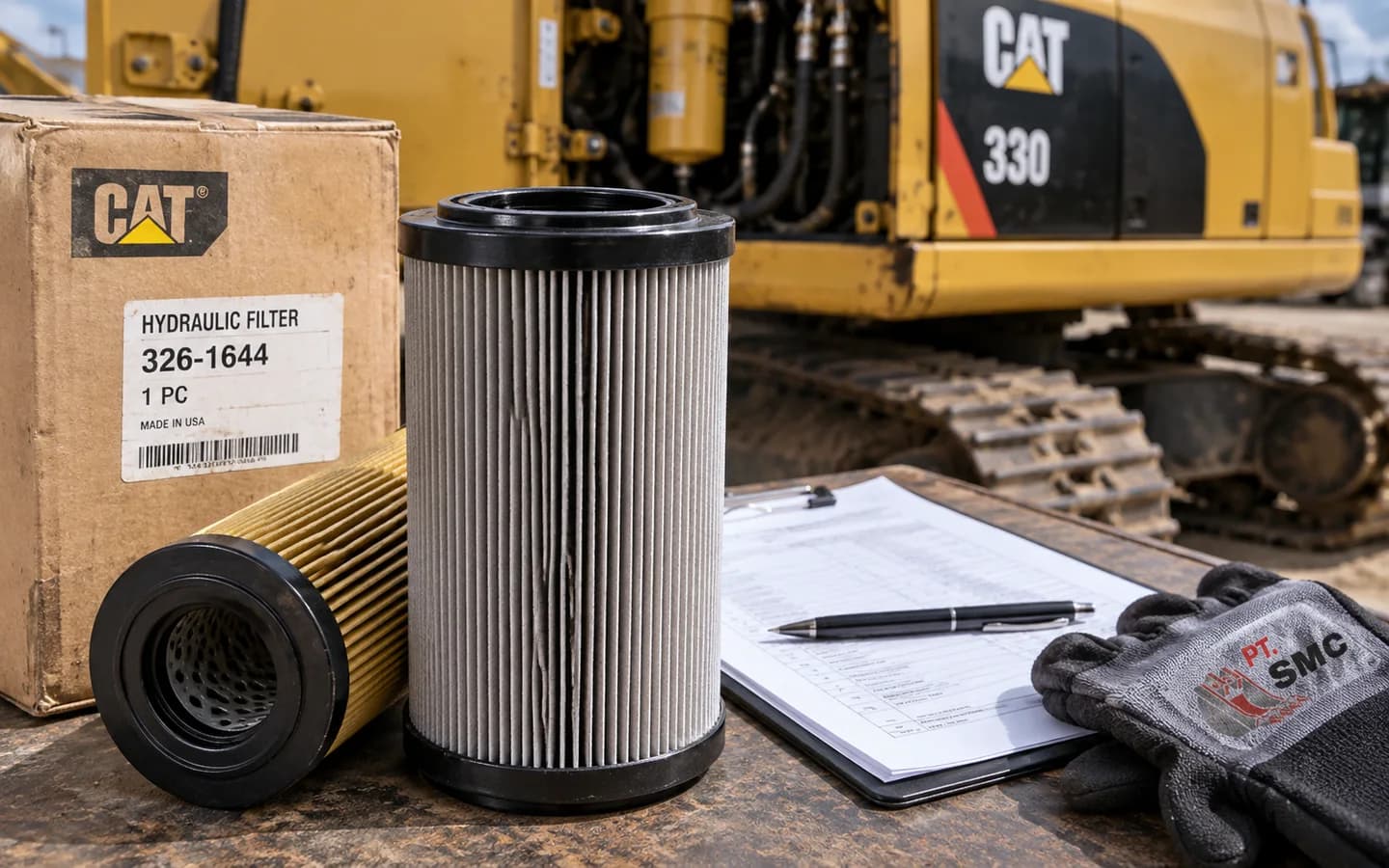 Hydraulic Filter Caterpillar 330: Ukuran, Kode Part, dan Checklist Pesanan