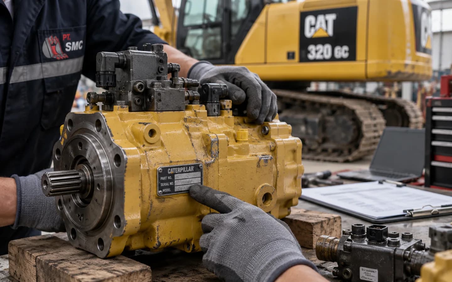Hydraulic Pump Caterpillar 320 GC: Ukuran, Kode Part, dan Checklist Pesanan