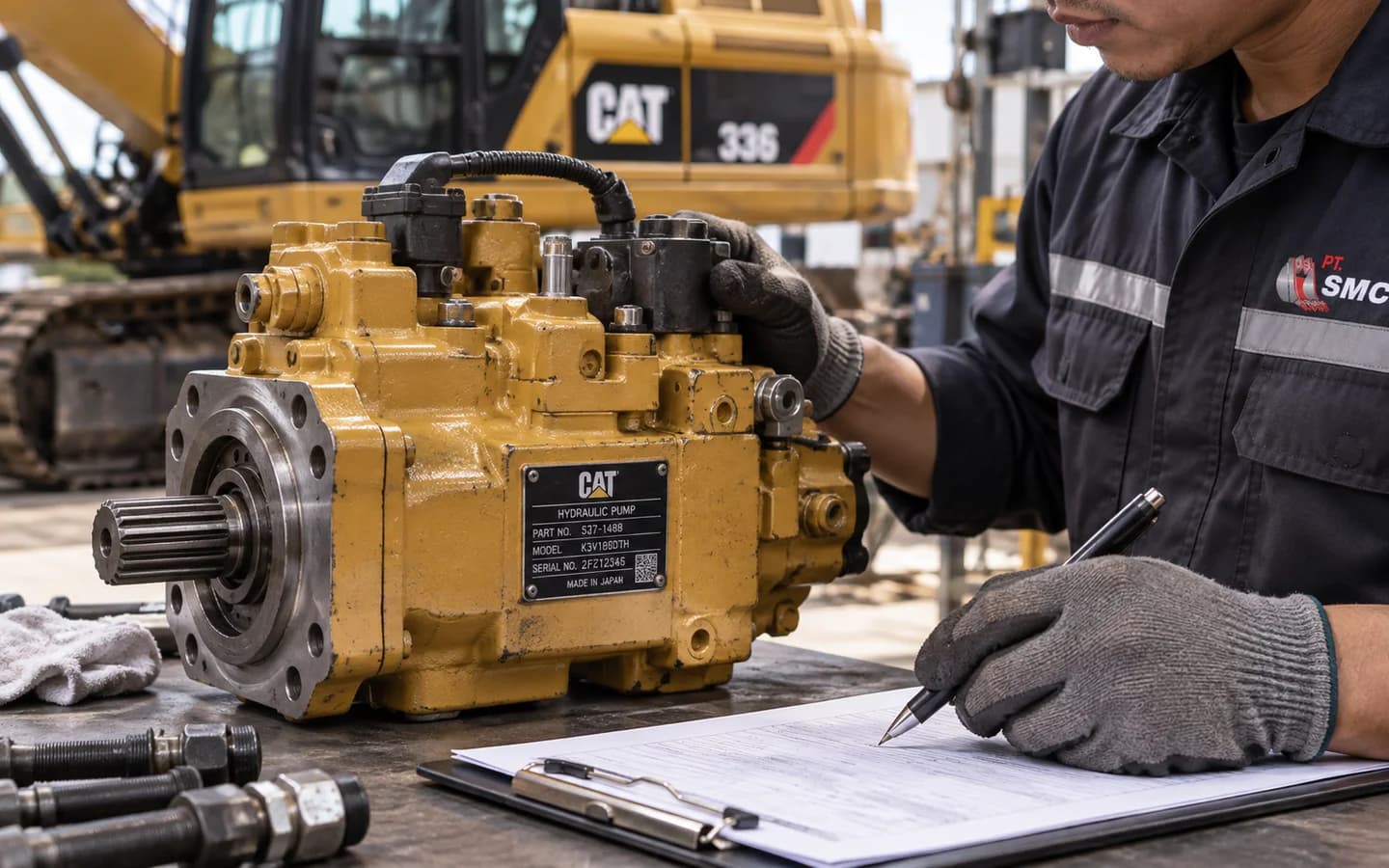 Hydraulic Pump Caterpillar 336: Ukuran, Kode Part, dan Checklist Pesanan