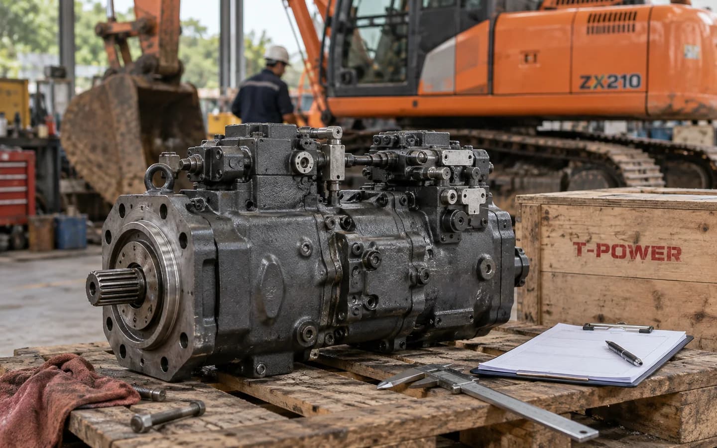 Hydraulic Pump Hitachi ZX210: Ukuran, Kode Part, dan Checklist Pesanan