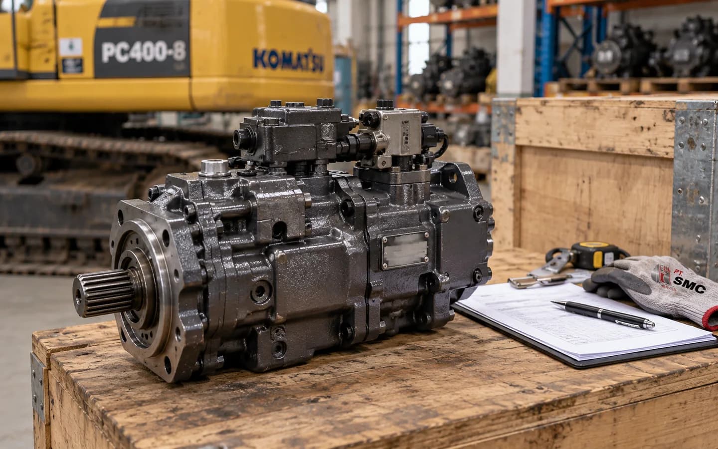 Hydraulic Pump Komatsu PC400-8: Ukuran, Kode Part, dan Checklist Pesanan